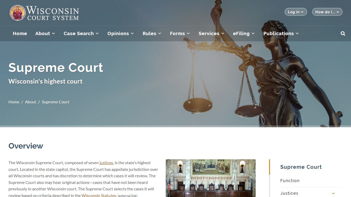 Wisconsin Court System - Supreme Court